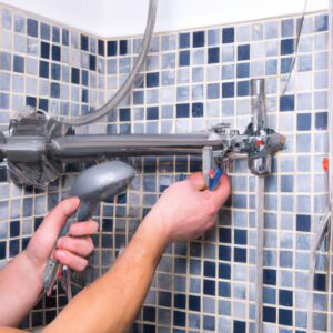 Greenwich plumber fixing shower